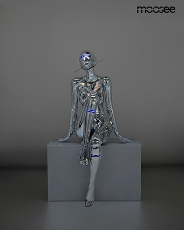 MOOSEE lampa podłogowa / rzeźba CYBER     WOMAN