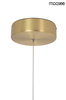Lampa wisząca SERPIENTE 120 złota