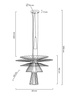 Lampa wisząca SESTO czarna