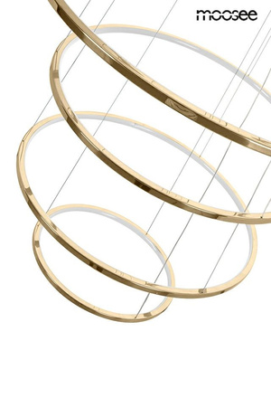 Lampa wisząca RING SLIM L złota