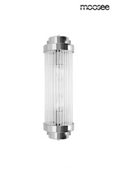 Lampa ścienna COLUMN 40 srebrna