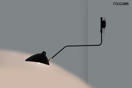 MOOSEE lampa ścienna RAVEN  - aluminium, stal węglowa
