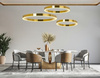 Lampa wisząca RING LUXURY 110 złota - LED, chromowane złoto