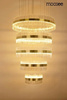 Lampa wisząca GHIA 5 złota