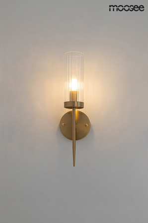 Lampa ścienna TORCH złota