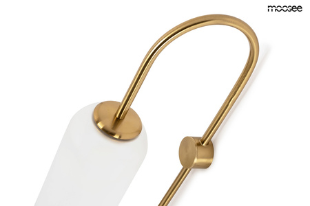 Lampa ścienna SLACK złota / biała