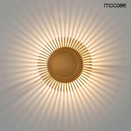 Lampa ścienna SUNNY złota