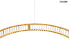 Lampa wisząca LIBERTY 100 złota