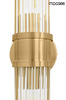 Lampa ścienna PILAR TWIN złota