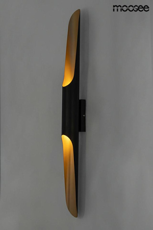 Lampa ścienna CONTEO WALL czarna / złota