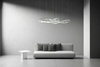 Lampa wisząca WAVE 160B chrom