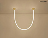 Lampa wisząca LASSO 300 złota