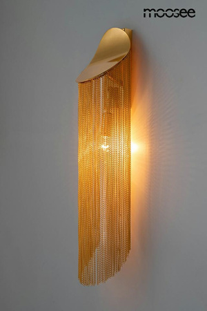 Lampa ścienna LAMBADA złota