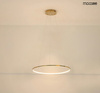 Lampa wisząca RING SLIM 60 złota