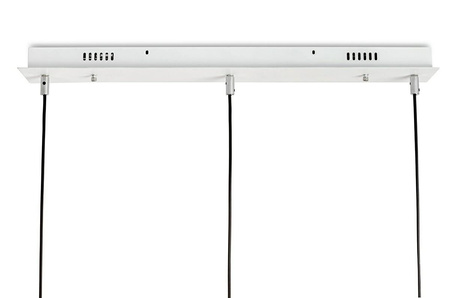 MOOSEE lampa wisząca CAPRI LINE 3 złota   / biała - 180 LED, aluminium, szkło