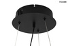 Lampa wisząca CIRCLE SPOT 98 BLACK grafitowa