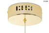 Lampa wisząca LIBRA 60 IN  biała / złota