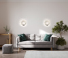 Lampa ścienna WAVE chrom