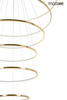 Lampa wisząca RING SLIM XL złota