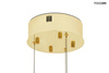 Lampa wisząca LIBERTY 3B złota