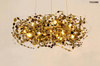 Lampa wisząca MONETE 60 złota