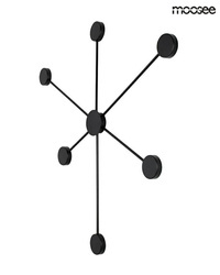 Lampa ścienna SHADOW 6 CLOSE czarna