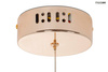 Lampa wisząca LIBRA 90 IN  biała / złota
