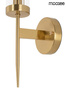 Lampa ścienna TORCH złota
