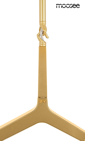 Lampa wisząca CANDELABR 10 złota