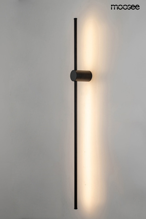 Lampa ścienna OMBRE 100 czarna