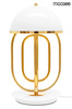 Lampa stołowa BOTTEGA złota / biała