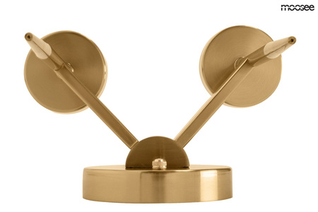Lampa ścienna TORCH TWIN złota