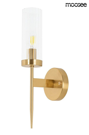 Lampa ścienna TORCH złota