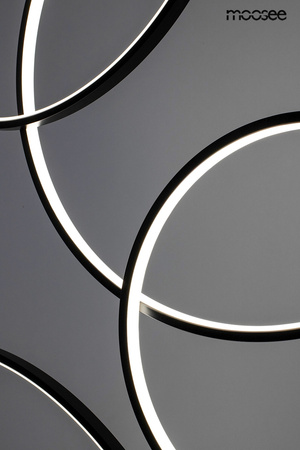 Lampa wisząca CIRCULO SIX czarna