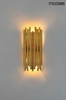 Lampa ścienna TUBO złota
