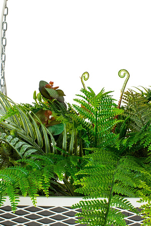 MOOSEE lampa wisząca / kwietnik SEMIRA    180 INDUSTRIAL biała