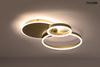 MOOSEE lampa sufitowa / plafon RINGS 3    złota