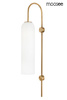 Lampa ścienna SLACK złota / biała