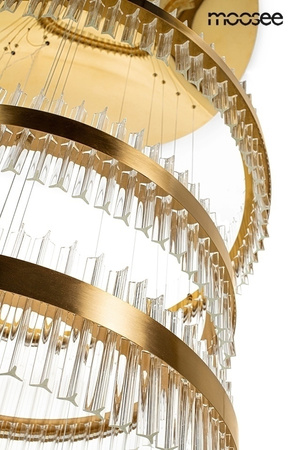 Lampa wisząca GHIA 5 złota