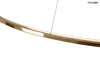 Lampa wisząca RING SLIM 120 złota