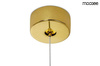 Lampa wisząca RING LUXURY 50 złota - LED, chromowane złoto