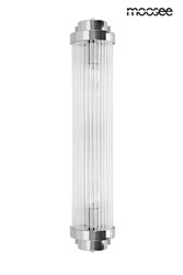 Lampa ścienna COLUMN 60 srebrna