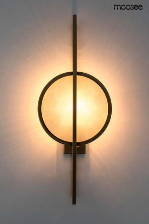 Lampa ścienna TROYA złota