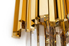 MOOSEE lampa ścienna IMPERIAL WALL GOLD   - stal, kryształ