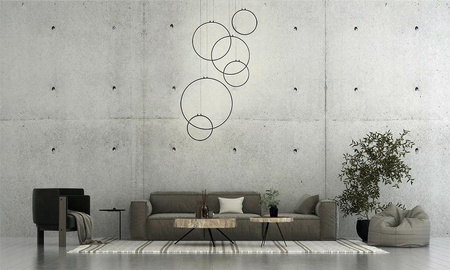 Lampa wisząca CIRCULO SIX czarna