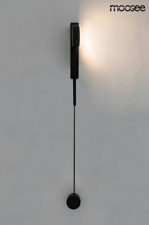 Lampa ścienna CLARID BLACK czarna