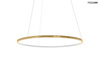 Lampa wisząca RING SLIM 60 złota
