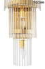 Lampa ścienna ESTRO złota