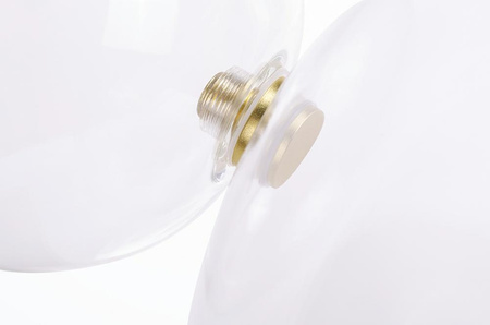 Lampa wisząca CAPRI 4 złota - 60   LED, aluminium, szkło