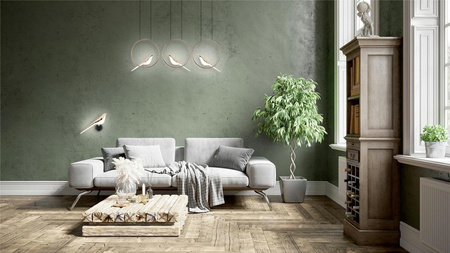 Lampa wisząca BIRD LINE złota